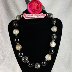 Handmade Agate Sterling Silver Necklace